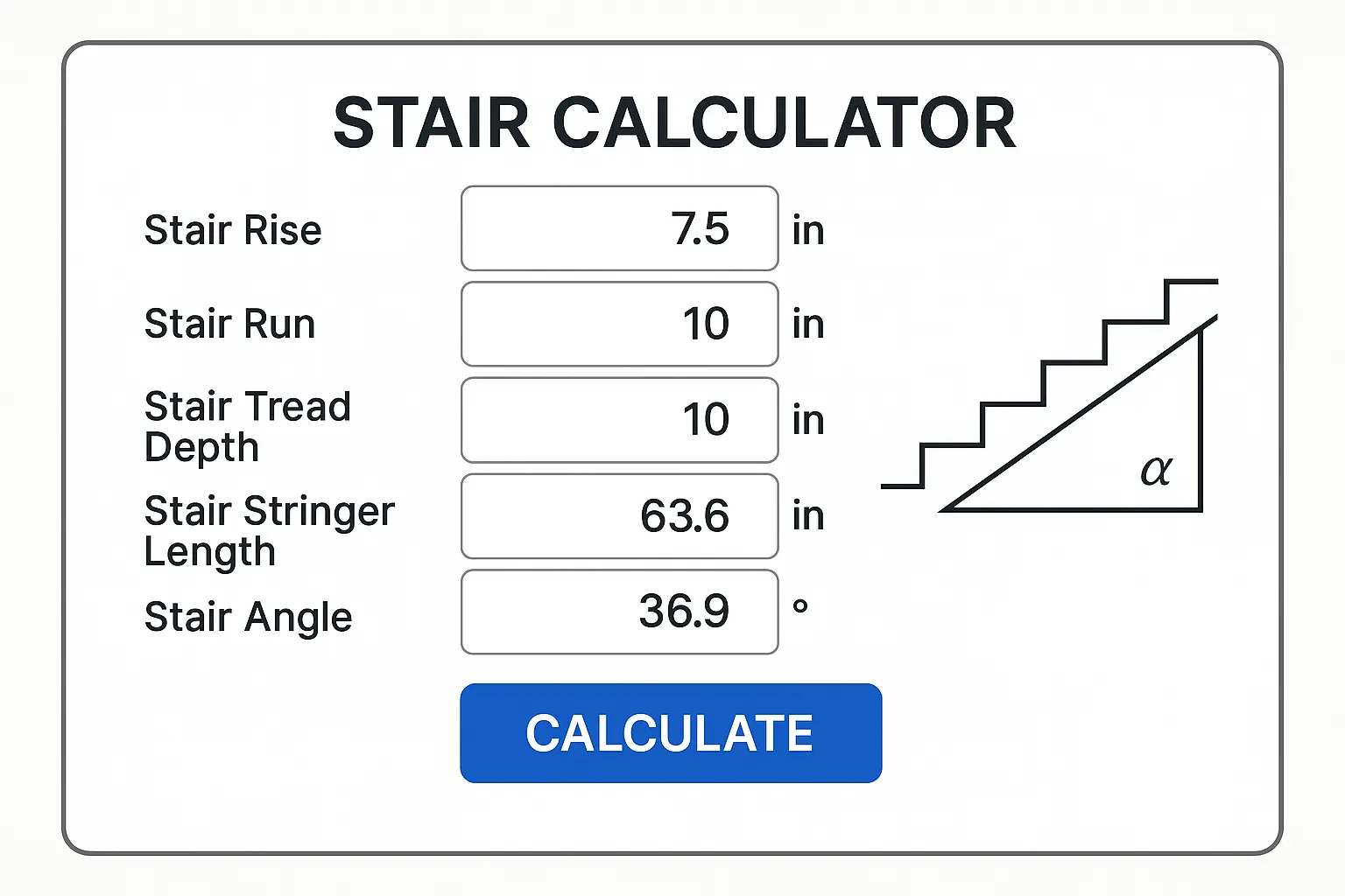 stair calculator