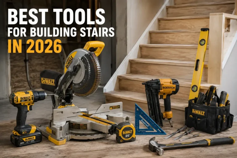 Best Tools for Building stairs in 2026